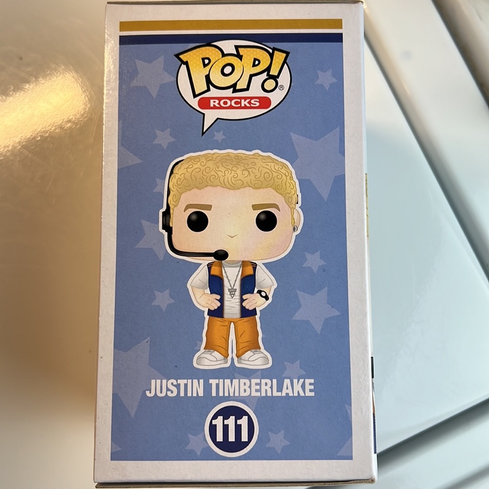 Funko POP! Rocks: N-SYNC ☆Justin Timberlake☆ #111 w/ protector - Picture 4 of 6